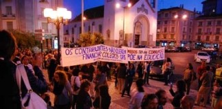 Professores concentraram-se frente à Câmara pela defesa da escola pública