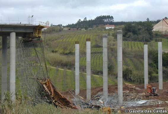 Queda de viaduto da A15 na Fanadia volta ao tribunal
