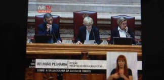 Lagoa de Óbidos na Assembleia da República