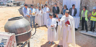 Lançada a primeira pedra do Centro Pastoral de Salir de Matos