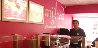 Gelados de iogurte na Rua Heróis da Grande Guerra