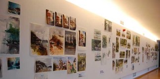 Aguarelistas de vários países retrataram as Caldas