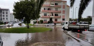 Fortes chuvadas provocaram inundações e uma grande confusão nas Caldas e na região