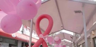 Laço Solidário na Rua das Montras