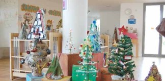 Árvores de Natal recicladas no Complexo dos Arcos