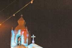 Rastilho de luz iluminou noite fria na Usseira