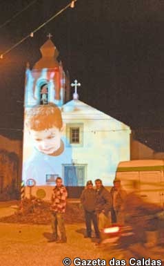 Rastilho de luz iluminou noite fria na Usseira