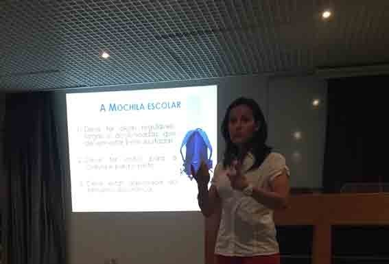 Alunos caldenses aprenderam sobre educação postural Gazeta das Caldas