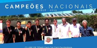 CT Caldas Campeão Nacional de Equipas Sub 18 Masculinos Campeoes Nacional sub18