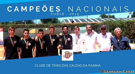 CT Caldas Campeão Nacional de Equipas Sub 18 Masculinos Campeoes Nacional sub18