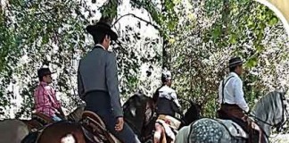 Passeio equestre na Vila de Gaeiras no Domingo Gazeta das Caldas