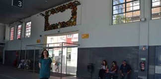 Uma homenagem à olaria caldense no terminal da Rodoviária Gazeta das Caldas