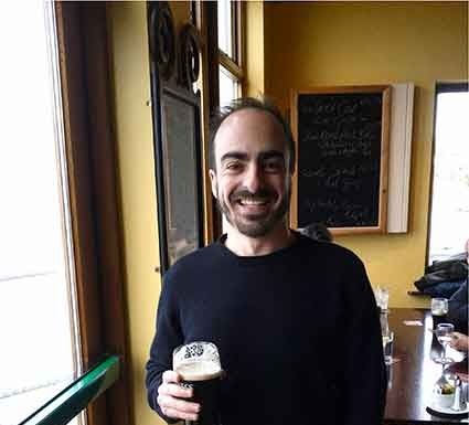 “Na Irlanda as pessoas são muito amáveis e gostam de receber visitantes de outros países”