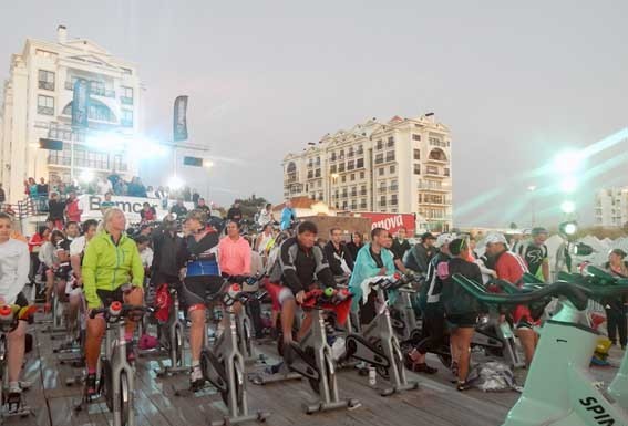 Vinte e quatro horas a pedalar na praia de São Martinho do Porto Gazeta das Caldas