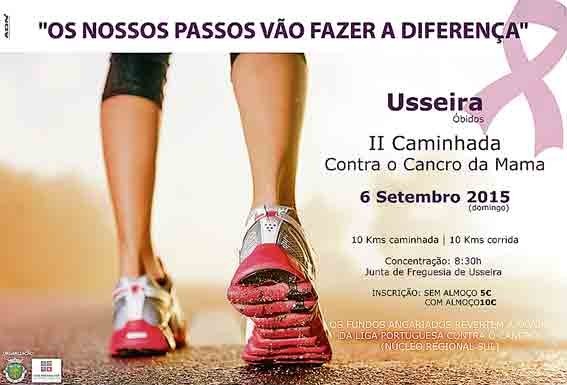 Caminhada contra o cancro na Usseira Gazeta das Caldas