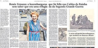Artigo da Gazeta das Caldas publicado no Luxemburgo Gazeta das Caldas