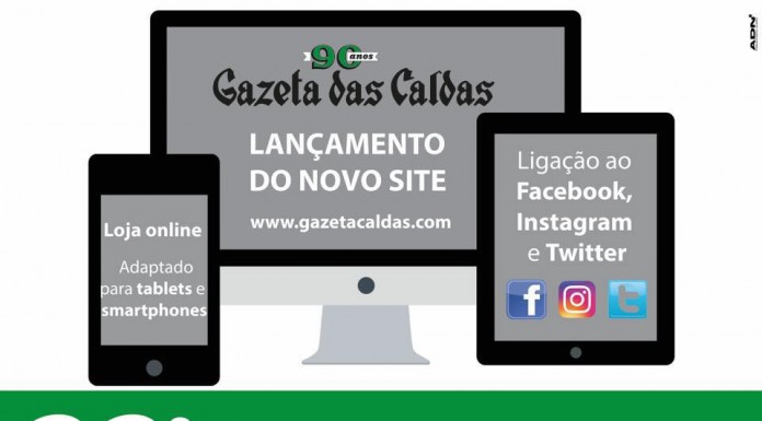 Apresentação do novo site da Gazeta das Caldas