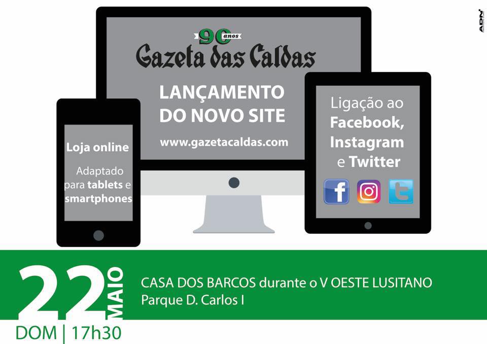 Apresentação do novo site da Gazeta das Caldas