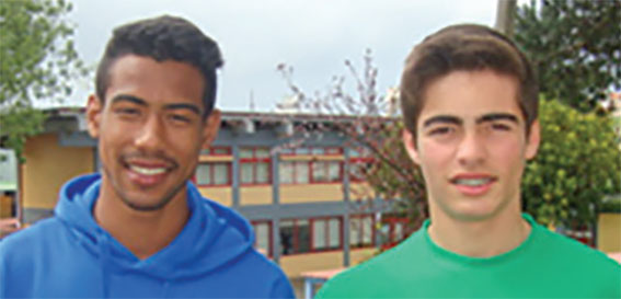 Lázaro Gonçalves e David Martinho Lázaro Gonçalves e David Martinho