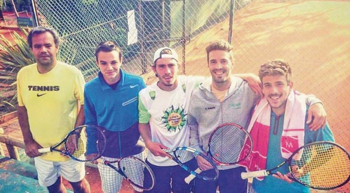 Clube de Ténis das Caldas, campeão Regional por equipas, juniores e seniores masculinos Equipa senior