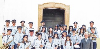 A Banda Filarmónica de Santa Catarina actua com a prata da casa