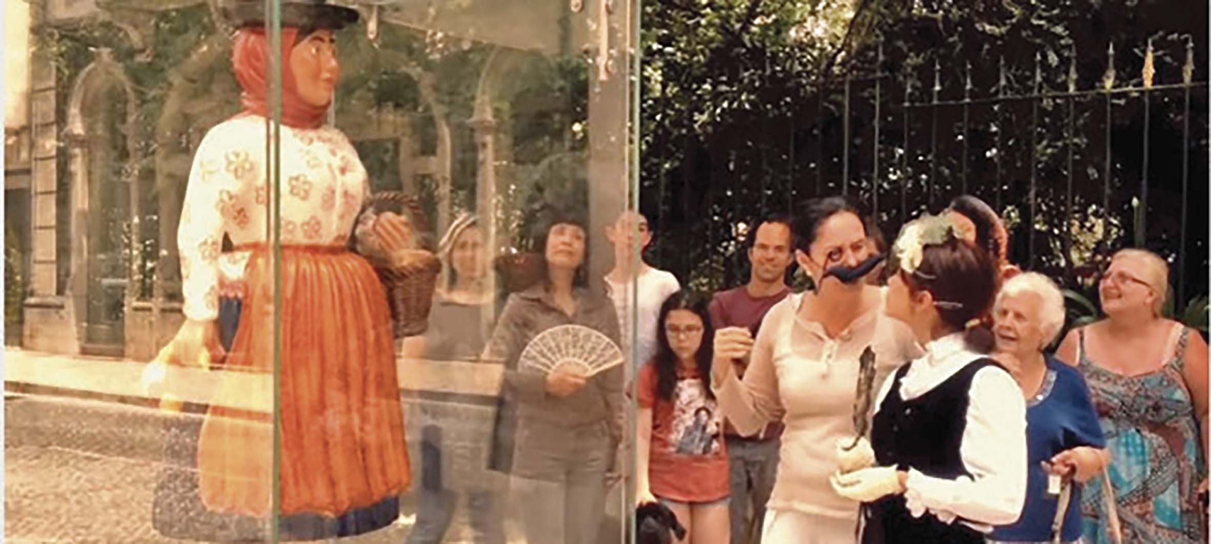 Personagens bordalianas querem guiar turistas pela cidade