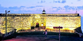 Nova iluminação no Forte de S. Miguel Arcanjo
