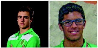 Atletas caldenses seleccionados para representar Portugal Afonso Reis e Diogo Oliveira