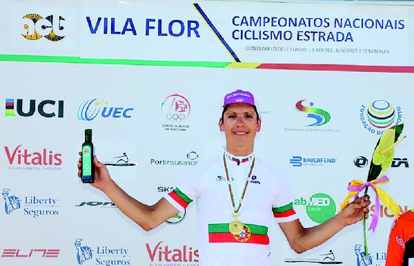 João Almeida faz o bis em campeonato nacional e é o campeão nacional de juniores (contrarrelógio e fundo)