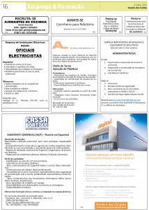 Emprego notícias das Caldas