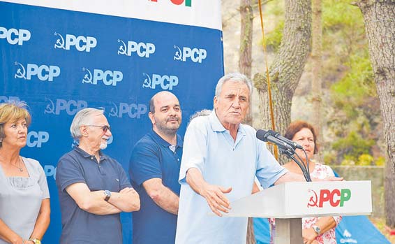 Jerónimo de Sousa diz que o país está melhor e pede mais votos para o PCP PCP