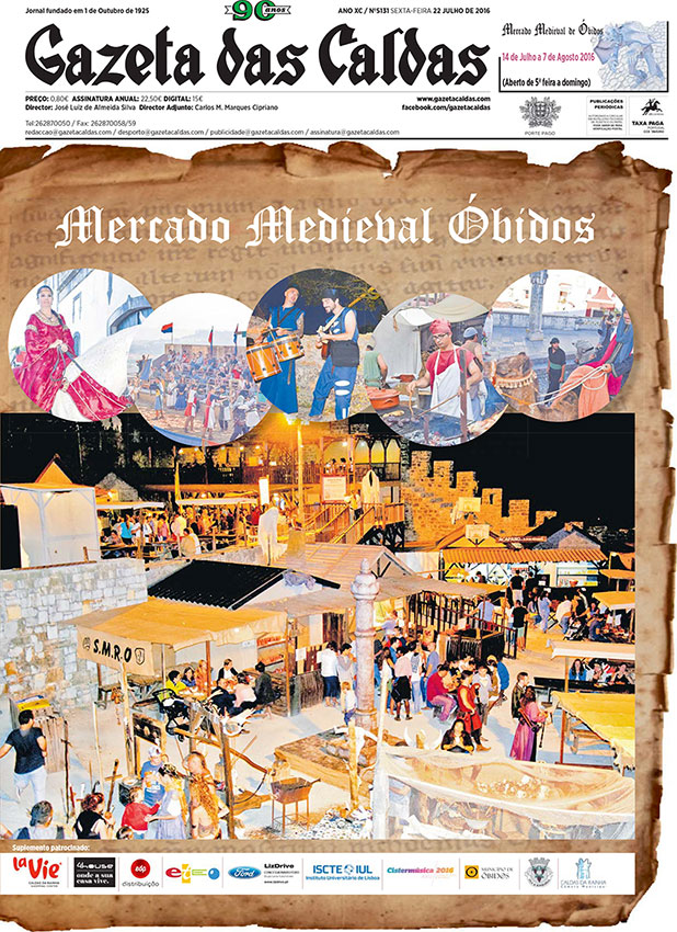 Cenografia, animação e gastronomia põem em destaque a Óbidos Medieval