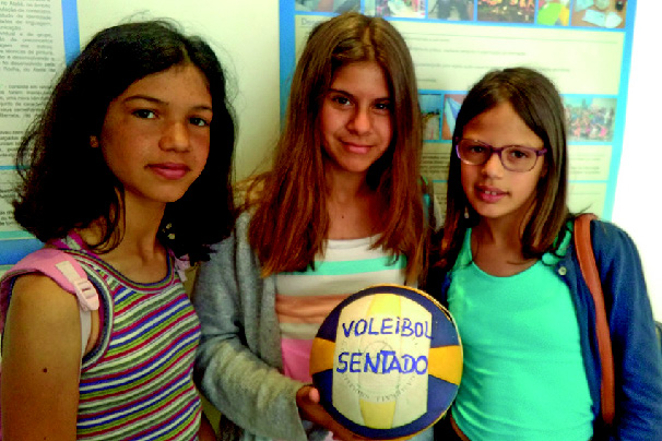 “Ecolivro de Voleibol Sentado” construído nas escolas de Óbidos