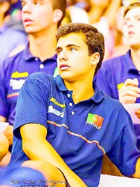 Afonso Reis na Final do Europeu de Sub 18 Afonso Reis