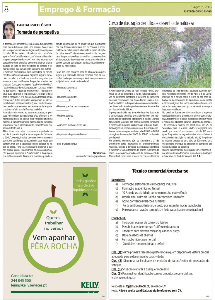 notícias das Caldas