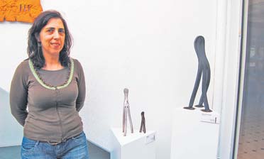 Teresa Alves estudou na ESAD e actualmente está a expor no café-concerto do CCC | N.N.