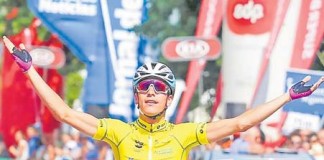 O caldense João Almeida venceu as três etapas João Almeida