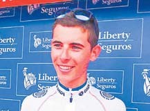 Pedro Lopes do Alcobaça conquista camisola da juventude na Volta a Portugal de Juniores notícias das Caldas