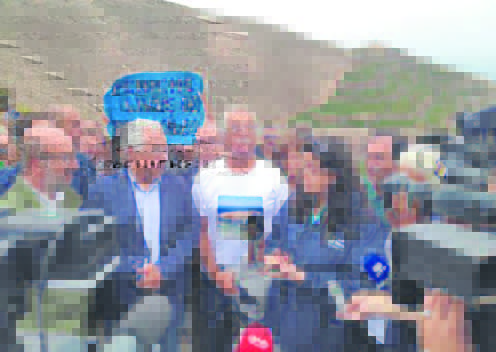 António Costa nas Berlengas anunciou investimento nas reservas da biosfera