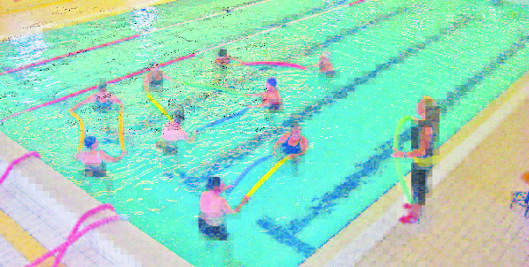 Aquatic Rounds  e  Aquatic Recycle novidades nas aulas de Hidroginastica do Sporting Clube das Caldas