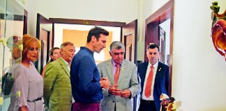 Governador rotário visita as Caldas e conhece o seu património cerâmico