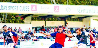 Caldas infeliz no regresso a casa