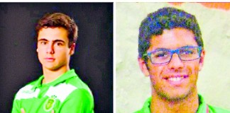 Afonso Reis e Diogo Oliveira convocados para a selecção Nacional de Sub 18 Afonso Reis e Diogo Oliveira do Sporting das Caldas
