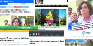 A Feira dos Frutos atraiu os media, mas foi Assunção Cristas quem dominou as atenções notícias das Caldas