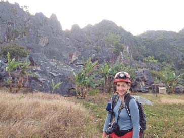 Espeleóloga caldense explora subsolo de Timor-Leste