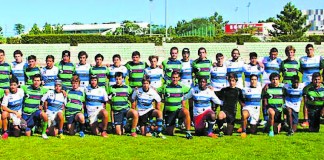 O Caldas RC recebeu o CR S. Miguel para apresentação dos escalões de competição mais jovens