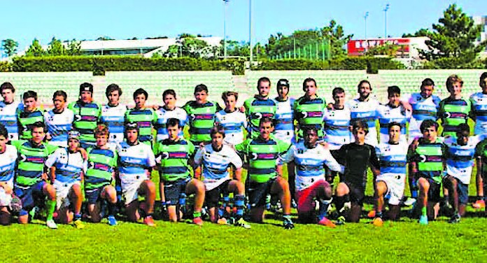 O Caldas RC recebeu o CR S. Miguel para apresentação dos escalões de competição mais jovens