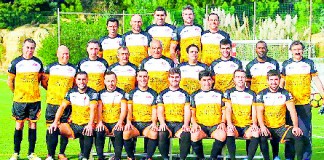 VETERANOS Equipa caldense fez a apresentação para a nova época