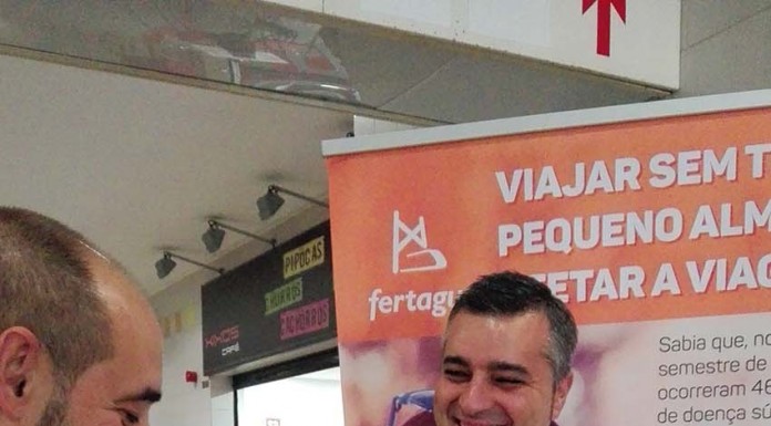 Maçã de Alcobaça na campanha de incentivo ao pequeno-almoço da Fertagus Fertagus