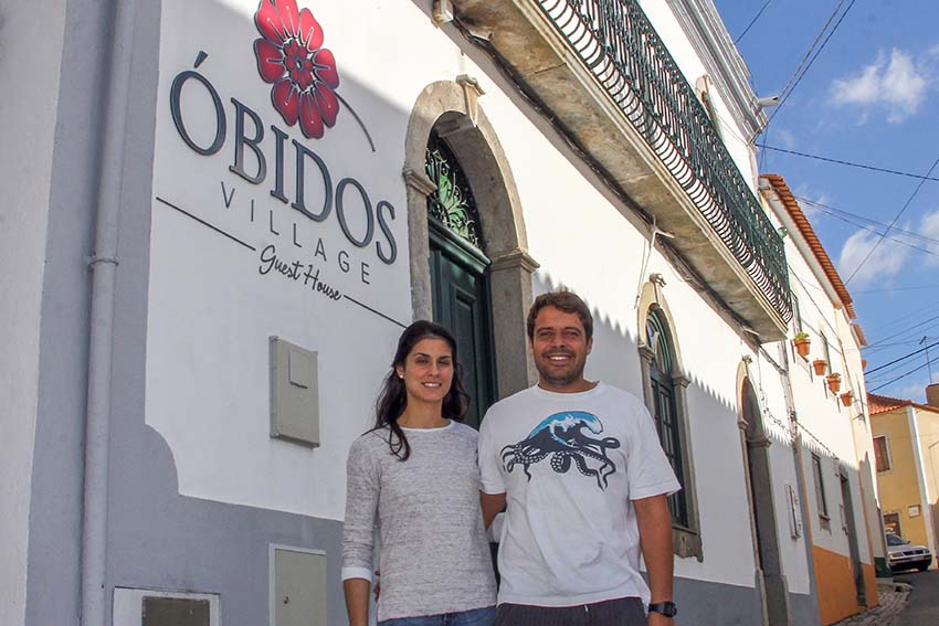 Uma guest house no Olho Marinho